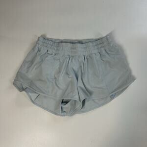 Lululemon Hotty Hot Short 2.5" Light Blue Lined Women’s Size 8 Running Athletic
